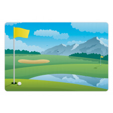 Golfing Field Pet Mat