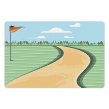 Road Hole Flag Pet Mat