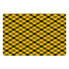 Striped Square Check Pet Mat