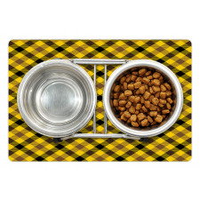 Striped Square Check Pet Mat