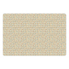 Colorful Polka Dots Pet Mat