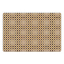 Classical Argyle Inspired Pet Mat