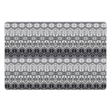 Nordic Snowflake Pattern Pet Mat