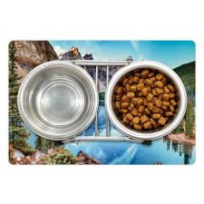 Moraine Lake Panorama Pet Mat