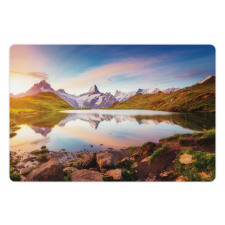 Tranquil Lake Sunrise Pet Mat