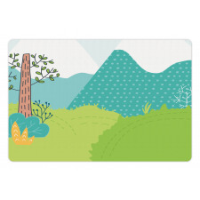 Dotted Mountains Pet Mat