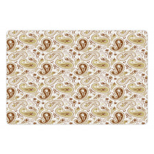 Floral Paisley Tulips Pet Mat