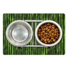 Tropical Bamboo Stems Pet Mat