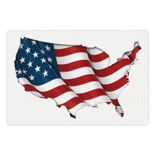 United States Flag Pet Mat