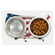 United States Flag Pet Mat