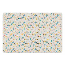 Birds Scandinavian Pet Mat