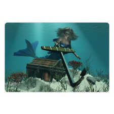 Ocean Mythical Pirate Pet Mat