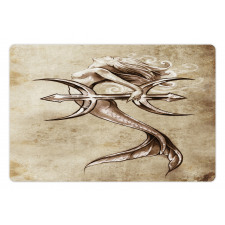 Vintage Mythical Art Pet Mat