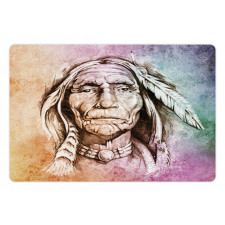 Chief Portrait Pet Mat