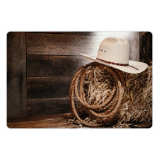 Wooden Folk Robe Hat Pet Mat