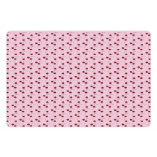 Rhythmic Cherries Motifs Pet Mat