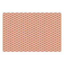 Hatched Paint Squares Art Pet Mat