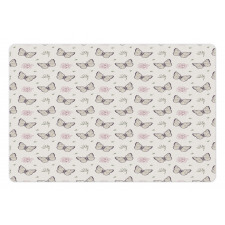 Butterflies and Blooms Pet Mat