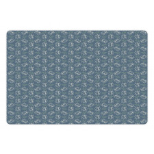 Beetle Forms and Plants Pet Mat