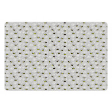 Bumblebees and Orchids Pet Mat