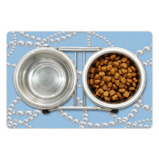 Pearl Necklace Bracelet Pet Mat