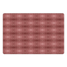 Warm Toned Vintage Pattern Pet Mat