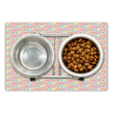 Colorful Stars and Dots Pet Mat