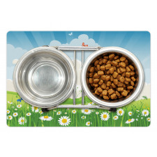 Spring Time Sunny Landscape Pet Mat