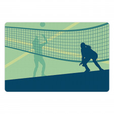 Females Competing Scene Pet Mat