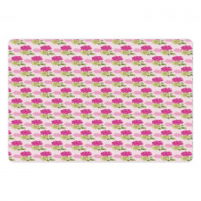 Spring Nature Art Flowers Pet Mat