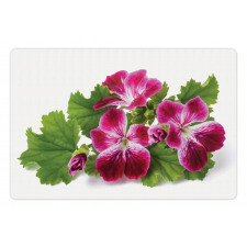 Real Photo of Flowers Pet Mat