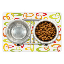 Citrus Tone Ovals Pet Mat