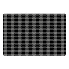 Square Circles Pet Mat