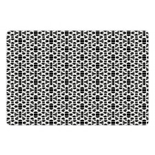 Grunge Grids Art Pet Mat