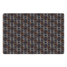 Ethnic Circle Dot Pet Mat