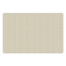 Striped Squares Pet Mat