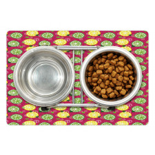 Sliced Citrus Lime Cubes Pet Mat