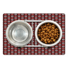 Squares Rhombus Pet Mat