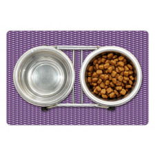 Diagonal Violet Pet Mat