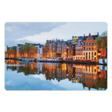 Dutch Houses and Amstel River Pet Mat