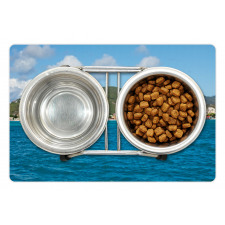 Coast of Sint Marteen Island Pet Mat