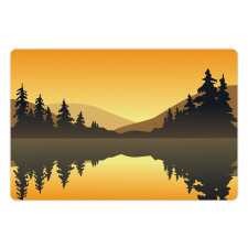 Calm Waters Hills Forest Pet Mat