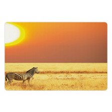 Tropical Animal Sunset Pet Mat