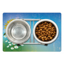 Sunflowers Chamomiles Pet Mat