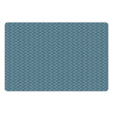 Dotted Petals Branches Art Pet Mat