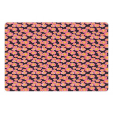 Romantic Blossoming Petals Pet Mat