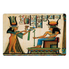 Old Egyptian Papyrus Pet Mat