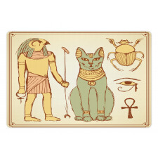 Ancient Cat Figure Pet Mat