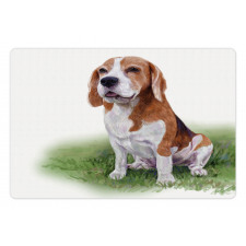 Focused in Mind Dog Sketch Pet Mat