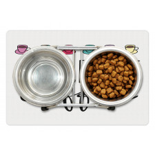 Wording Tiny Cups Pet Mat